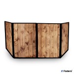 Zestaw 4 ekranów do parawanu DJ 120 x 70 cm Rustic Wood