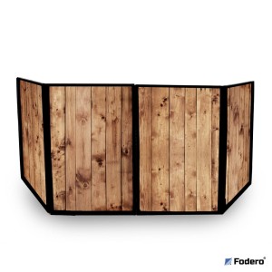 Zestaw 4 ekranów do parawanu DJ 120 x 70 cm Rustic Wood