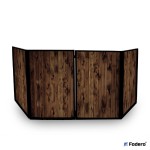Zestaw 4 ekranów do parawanu DJ 120 x 70 cm Retro Wood