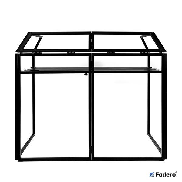 DJ Fassaden-Scrim 49,5x112,3 Cm, Weiß – Lycra-Stoff Mit Klett, Für Lichtprojektion, Inkl. Tragetasche